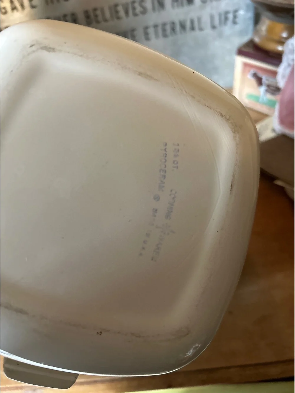 Vintage CorningWare Blue Cornflower 1 Qt Square Casserole Dish with Lid